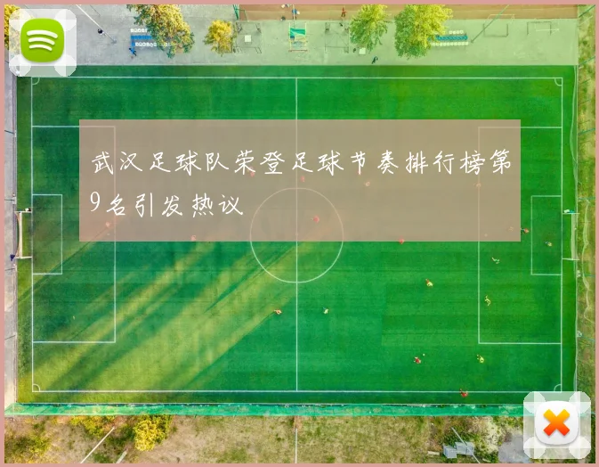 武汉足球队荣登足球节奏排行榜第9名引发热议